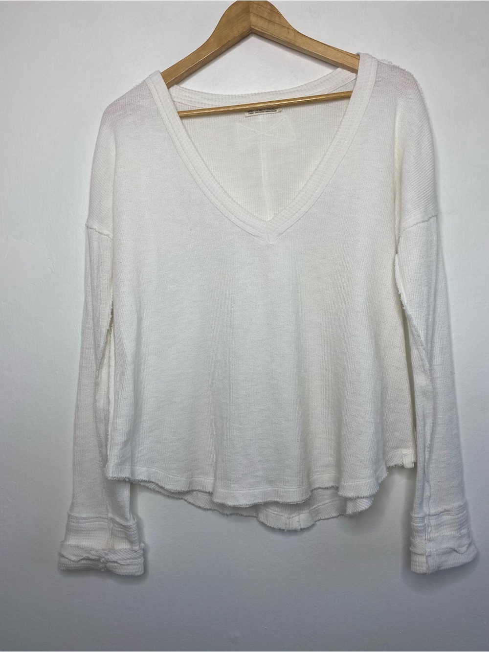 We the Free Waffle Thermal Top White Size L
Relaxed fit comfy